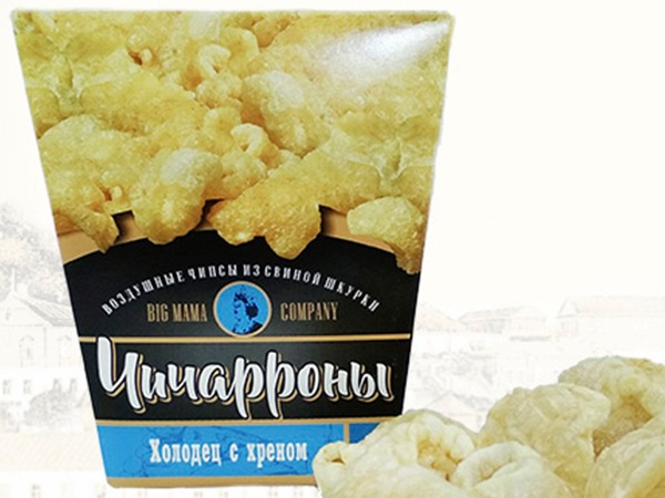 Чичарроны со вкусом холодца и хрена в Черноголовке