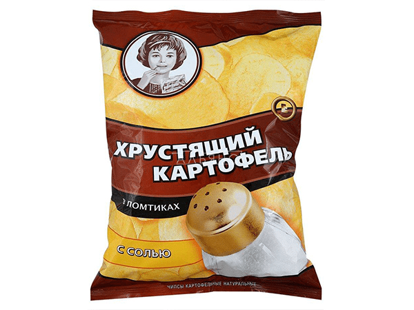 Картофельные чипсы "Девочка" 160 гр. в Черноголовке