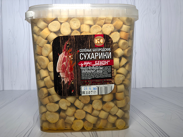 Сухарики с беконом в Черноголовке
