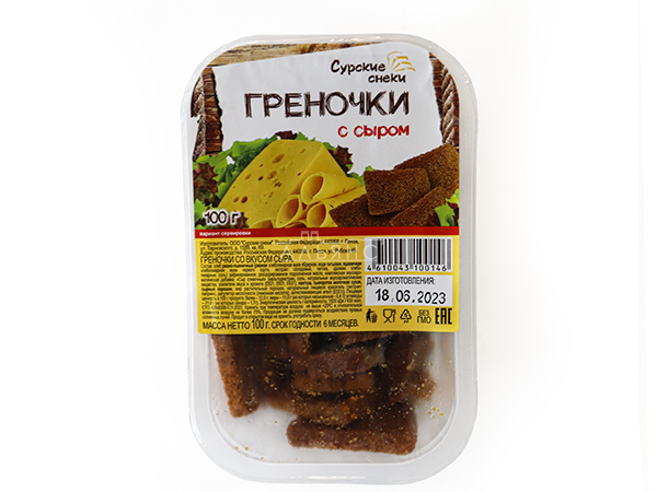 Сурские гренки со вкусом Сыра (100 гр) в Черноголовке