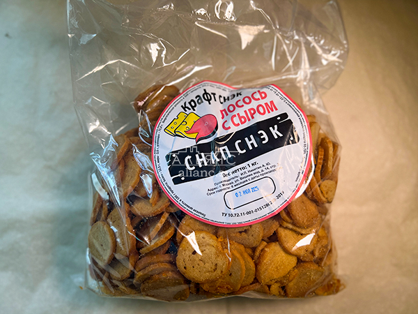 Снапсы ПШЕНИЧНЫЕ "Лосось с сыром" в Черноголовке