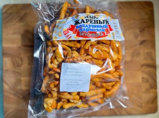 Фрайчизы со вкусом острый томат (100 гр.): Жареный сыр 