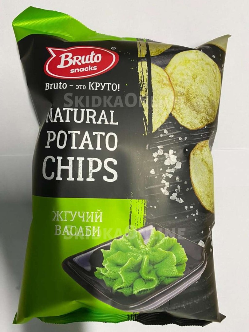 Картофель «Бруто» со вкусом васаби 130 гр. в Черноголовке